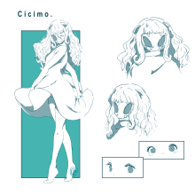 Character Design. Personal Project. Traditional illustration, and Character Design project by cicimo - 11.30.2021