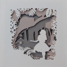 My project in Paper Cutting: Create Paper Scenes with Depth course. Traditional illustration, Arts, Crafts, Editorial Design, Paper Craft, Stor, telling, Bookbinding, Children's Illustration, and DIY project by andijoy8 - 12.01.2021