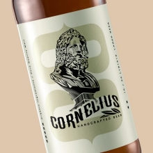 CORNELIUS. Design, Illustration, Art Direction, Br, ing, Identit, Creative Consulting, Graphic Design, Packaging, Product Design, Lettering, Creativit, Logo Design, H, and Lettering project by Julio Pinilla - 12.01.2021