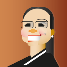 Mi Proyecto del curso: Retrato geométrico minimalista. Traditional illustration, Character Design, and Vector Illustration project by Kimberly Chan - 12.02.2021