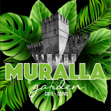 Logotipo Bar de copas - Muralla Garden. Un proyecto de Diseño gráfico y Diseño de logotipos de ENRIQUE LOBATO GIL - 03.12.2021