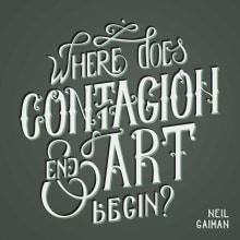 Lettering digital: Where does contagion end and art begin?. Editorial Design, and Lettering project by Nadín Velázquez - 05.21.2021