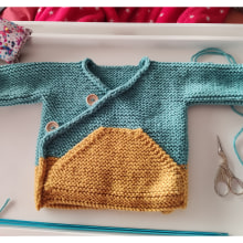Mi Proyecto del curso: Tejido de punto para prendas infantiles. Un projet de Mode, St, lisme, Art textile , et DIY de Inés Callejón - 07.12.2021