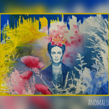 Cyanotype avec Frida Khalo : technique d'impression à la lumière. Un proyecto de Artesanía, Bellas Artes, Estampación, DIY y Fotografía analógica de Anne-Marie FOURNIER - 09.12.2021