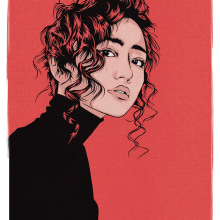 RED RED RED . Traditional illustration, Advertising, Art Direction, Fashion, Vector Illustration, Digital Illustration, Portrait Illustration, and Editorial Illustration project by Alex G. - 12.14.2021