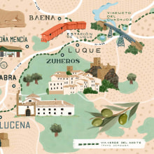 Condé Nast Traveler 2021 (Turismo de Andalucía). Un proyecto de Ilustración tradicional, Ilustración digital e Ilustración editorial de Félix Díaz de Escauriaza - 04.12.2021