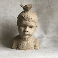 Mi Proyecto del curso: Retrato en barro: modela un rostro a escala real. Fine Arts, and Sculpture project by Leire Asarta - 12.20.2021
