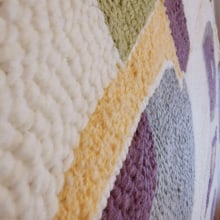 Il mio progetto del corso: Punch needle per design di tappeti. Un proyecto de Diseño de complementos, Artesanía, Bordado, Decoración de interiores, Punch needle y Diseño textil de Adele - 23.12.2021