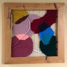 Meu projeto do curso: Tecelagem contemporânea de tapeçarias. Un proyecto de Interiorismo, Telar y Diseño textil de Vera Rodrigues - 28.12.2021