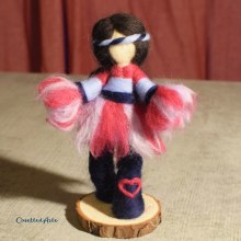Il mio progetto del corso: Needle felting: creazione di personaggi con lana e ago. Un progetto di Artigianato, Design di giocattoli, Needle felting e Textile Design di Alessandra CosettedArte - 28.12.2021