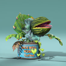 Jump! ANIMATION / Audrey II Personal Project. 3D, Animation, Character Design, Rigging, and Character Animation project by Jose Luis Sanjuan - 07.03.2020