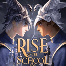 Rise of the School For Good and Evil - Cover Artwork. Traditional illustration, Character Design, Drawing, Digital Illustration, Stor, telling, Portrait Illustration, Concept Art, Portrait Drawing, Digital Drawing, and Digital Painting project by RaidesArt - 01.03.2022