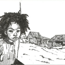 Lontan la kaz. Un proyecto de Ilustración tradicional e Ilustración con tinta de Maud Chabod - 09.01.2022