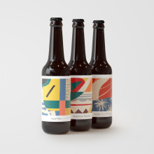 Second Wave Brewing Identity. Br, ing, Identit, and Packaging project by Kind Studio - 01.10.2022