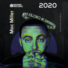 Poster Mac Miller Swimming in Circles. Animation, T, pograph, 3D Animation, Kinetic T, and pograph project by Valeria Sosa - 01.11.2022