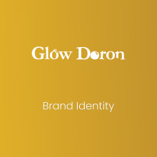 My Project in Art Direction for Creative Visual Branding course - Glow Doron Brand (Cosmetics Brand). Een project van  Art direction,  Br, ing en identiteit y Grafisch ontwerp van Boris ZIFACK - 12.01.2022