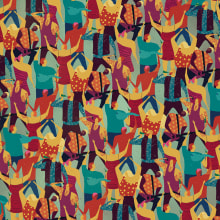 Pattern aplicado a producto. Un proyecto de Ilustración tradicional y Publicidad de Gloria Fernández: Diseñadora Textil - 12.01.2022