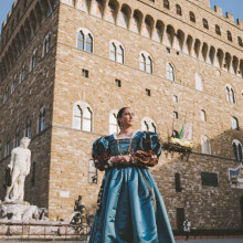 Madonna  Fiorentina. Un proyecto de Diseño de vestuario, Bordado y Costura de Vittoria Valzania - 12.01.2022