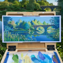 Plein Air Painting. Fine Arts, Graphic Design, Painting, Drawing, Artistic Drawing, Acr, lic Painting, Oil Painting, and Gouache Painting project by Mike Thomas - 01.13.2022