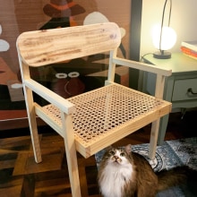 Construção de cadeira de madeira. Arts, Crafts, Furniture Design, Making, Interior Design, DIY, and Woodworking project by Ronald Arauz - 01.12.2022