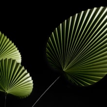 Origami leaves – Mosaique (Maison&Object USA). Papercraft projeto de Lisa - 16.01.2022