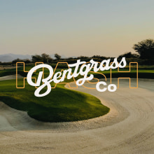 Bentgrass Hash Co.. Graphic Design, Lettering, and Logo Design project by Alex Aperios - 01.17.2022