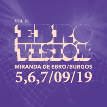 Ebrovisión 2019. Direção de arte, Design gráfico, e Design de cartaz projeto de Alejandro Prieto - 07.09.2019