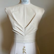 My project in Introduction to Fashion Draping: Create Custom Womenswear course. Fashion, Fashion Design, Sewing, Patternmaking, and Dressmaking project by Reagen Evans - 01.19.2022