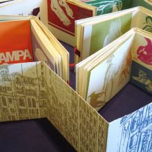 2012 - Livros Temáticos de Xilogravuras - SP Estampa 2012 - Gravura Brasileira - São Paulo.. Artes plásticas projeto de Luciano Ogura - 30.10.2020