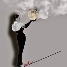Vintage moon. Un proyecto de Ilustración tradicional e Ilustración de moda					 de Monica Locatelli - 20.01.2022
