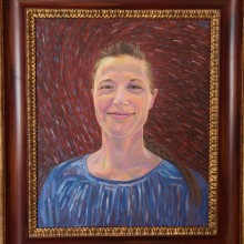 Portrait of a Young Woman. Un proyecto de Ilustración de retrato y Pintura al óleo de Florian Clemente - 21.01.2022