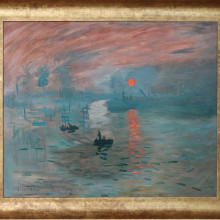 Impression, Sunrise (after Claude Monet). Oil Painting project by Florian Clemente - 01.21.2022