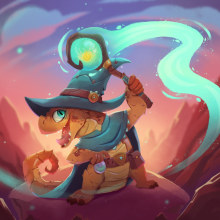 Desert Wizard. Illustration, Character Design, Drawing, and Digital Illustration project by Michel Verdu - 01.19.2022