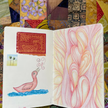 Journal pages inspired by Karishma Chugani's course. Ilustração tradicional, e Artes plásticas projeto de showard153 - 22.01.2022