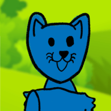 "Willy" El gato azul.. Un proyecto de Motion Graphics, Animación, Diseño de personajes, Rigging, Animación de personajes y Animación 2D de Dany Villalon - 23.01.2022