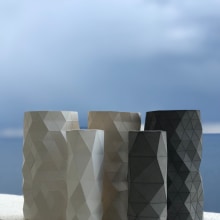 My project in Geometric Handmade Molds: Design 3D-faceted Objects course. Un proyecto de Diseño, Diseño de complementos, Artesanía, Bellas Artes, Diseño de interiores, Decoración de interiores, Interiorismo y DIY de azuazumint - 26.01.2022