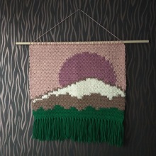 My project in Intarsia Crochet: Craft Your Own Tapestry course. Moda, Design de moda, Decoração de interiores, Tecido, DIY, Crochê, e Design têxtil projeto de Katarzyna Ł. - 14.01.2022