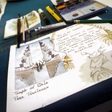 Mi Proyecto del curso: Cuaderno de viaje en acuarela. Ilustração tradicional, Pintura em aquarela, Ilustração arquitetônica, e Sketchbook projeto de Williams Aguilera - 30.01.2022