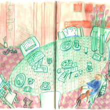 Sketchbook daylylife. Ilustração tradicional, Pintura, Desenho, Pintura em aquarela e Ilustração infantil projeto de Nadja Bieri - 02.02.2022