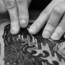 The Unruled (linograbado). Un projet de Illustration traditionnelle, Artisanat, Vidéo, Créativité , et Gravure de Isaac López Virgili (Isac Demons) - 02.02.2022