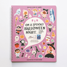 Sticker Book - On A Spooky Halloween Night.... Traditional illustration, Character Design, and Children's Illustration project by helsbucher - 02.03.2022