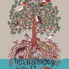 Mangroves - an entire world in itself. Un proyecto de Ilustración tradicional, Ilustración digital e Ilustración editorial de Yuliia Bahniuk - 05.02.2022