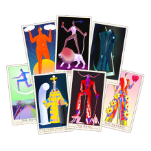 Digital Tarot Cards. Un progetto di Illustrazione di Ohni Lisle - 29.01.2016