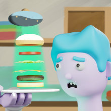 Hamburger Abduction. Un proyecto de 3D y Animación de Sam von Brand - 10.02.2022