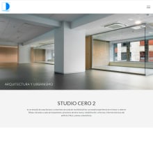 Web - Studio Cero 2. Projekt z dziedziny Web design, Tworzenie stron internetow i ch użytkownika Estudio de diseño y comunicacion - 11.02.2022