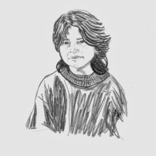 Charcoal. Un proyecto de Ilustración tradicional, Dibujo y Dibujo de Retrato de Judy - 14.02.2022