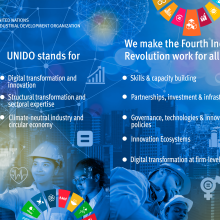UNIDO STAND . Design, Traditional illustration, Advertising, Design Management, Graphic Design, Information Design, Interactive Design, Marketing, Multimedia, Infographics, Creativit, and Poster Design project by Guillermo Rodríguez Asensio - 02.14.2022