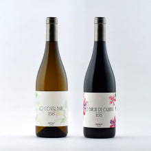 Lo Coster Blanc y Lo Bancal de Garnatxa Wines. Design, Traditional illustration, Graphic Design, and Packaging project by Botánico - 02.16.2022