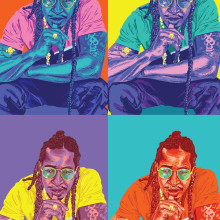 My project in Portrait Illustration Techniques with Illustrator and Photoshop course. Un proyecto de Ilustración tradicional, Ilustración digital e Ilustración de retrato de Agnes Mathey - 18.02.2022