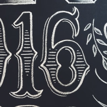 Mural de Ano Novo 2015/2016 Ein Projekt aus dem Bereich Design, Traditionelle Illustration, T, pografie, Lettering und Dekoration von Innenräumen von Cristina Pagnoncelli - 31.12.2015